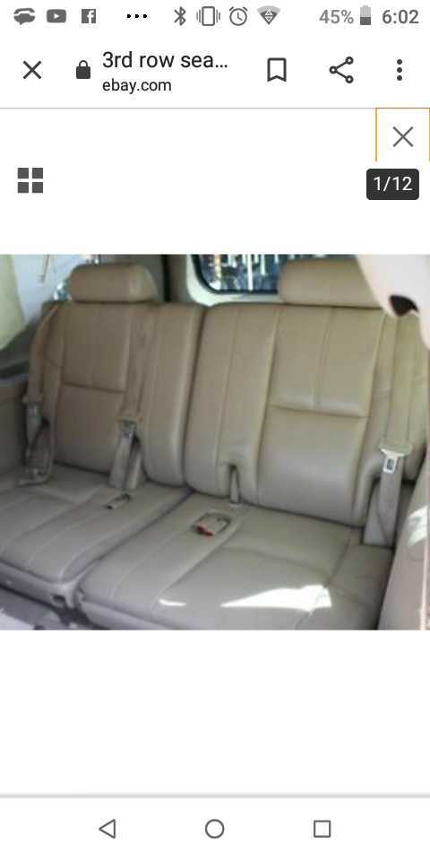 3rd ROW SEATS FOR 2007-2011 GMC CHEVROLET YUKON OR TAHOE .  Call or text 336-999-0444