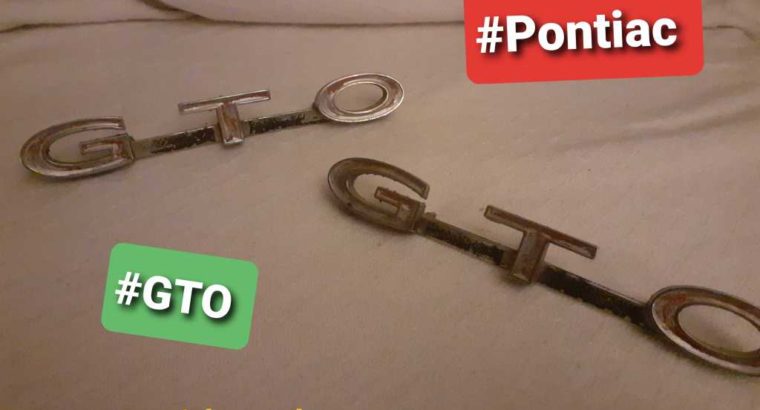 1970 Pontiac GTO EMBLEMS