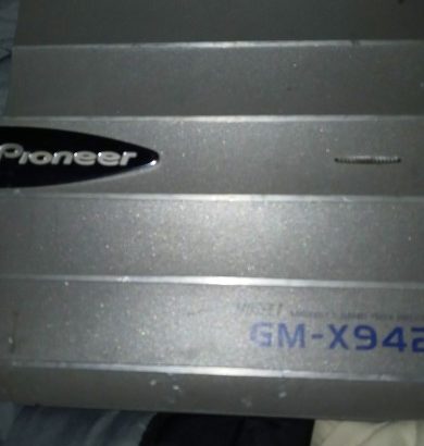 gm x942 2 channel amp