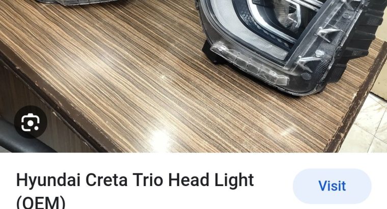 Hyundai creta top model headlight
