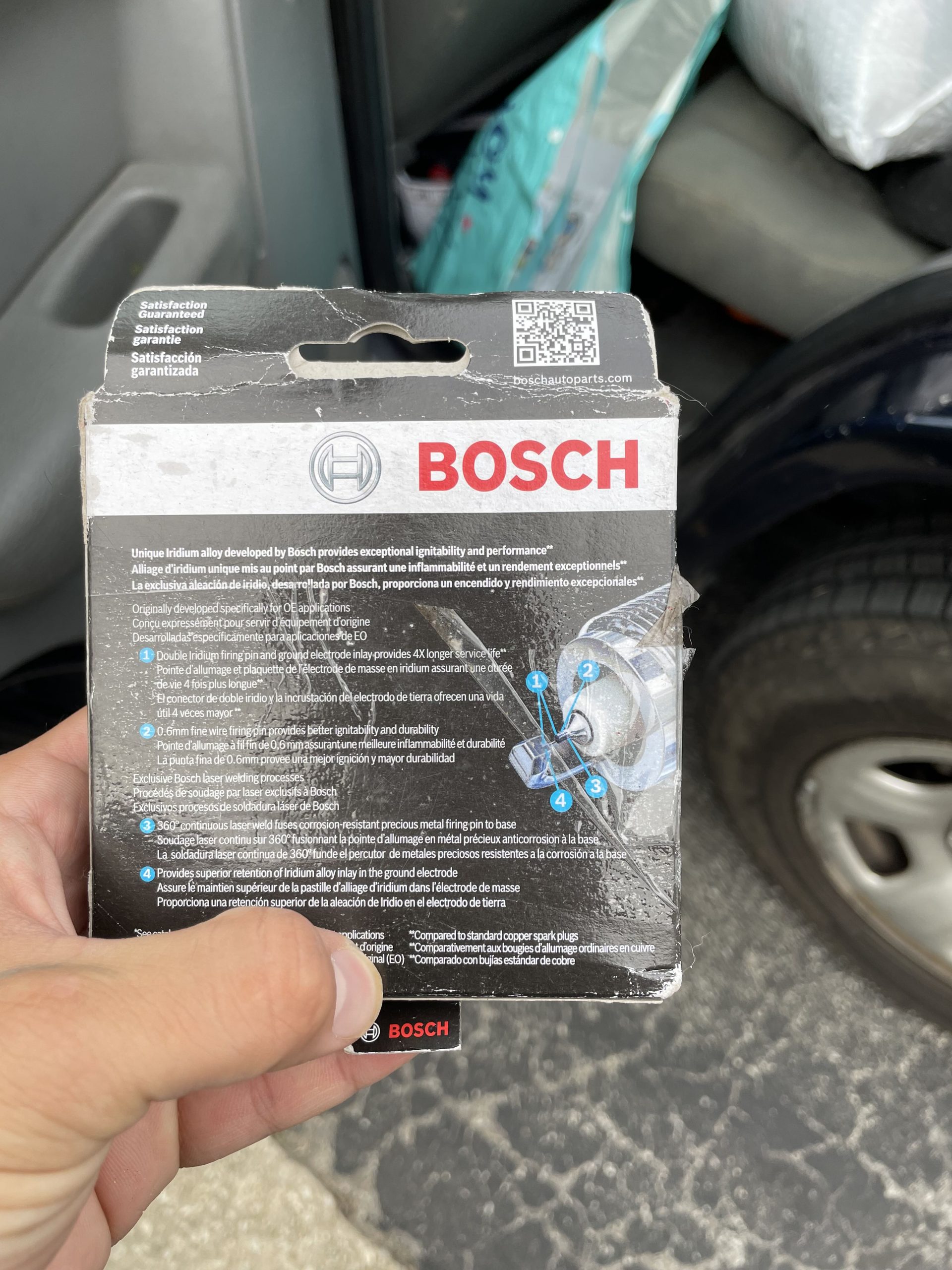 9916 Bosch double iridium spark plugs