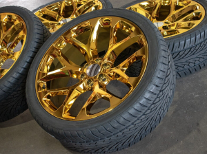 GOLD SNOWFLAKE WHEELS