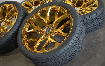 GOLD SNOWFLAKE WHEELS