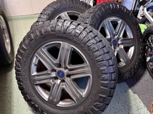 20in OEM Ford wheels on 35s.