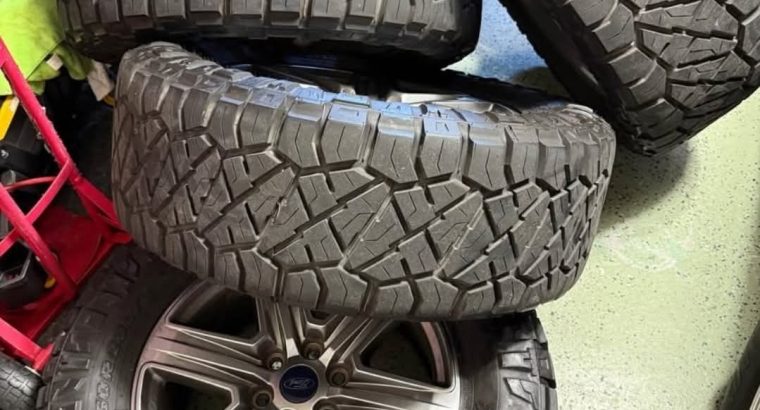 20in OEM Ford wheels on 35s.