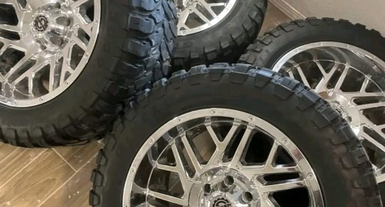 Chrome rims For Chevy.