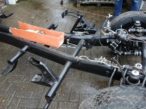 Mercedes Benz 220 W 187 Completely Overhauled Chassis With New Parts