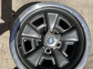 Set of 4 Chevrolet Chevelle SS/Camaro Z28 5-Bolt 15×7 Steel Wheels