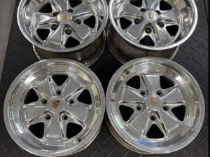 OEM Porsche Fuchs Wheels – 16″ Staggered Set – Off 1988 911 Turbo