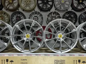 Brand New and original Ferrari wheels Kit, kit of 4 wheels. Original Packaged