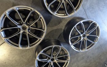 PORSCHE CAYENNE ORIGINAL TURBO GT COUPE COMPETITION 22″ RIMS & CAPS SET