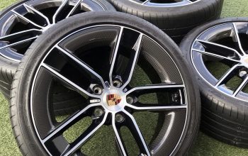 PORSCHE 2026 RIMS TIRES CARBON CARRERA GTS S 992 RIMS WHEELS OEM GENUINE